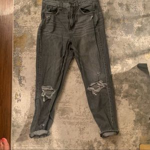 American Eagle Mom Jean - 8 gray denim